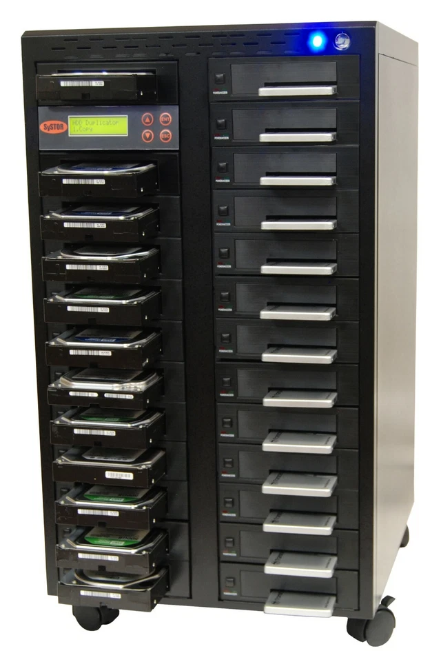 Duplicador y desinfectante de disco duro Systor 1:24 SATA 2.5" 3.5" SSD HDD - 9GB/Min Foto 1 de 1