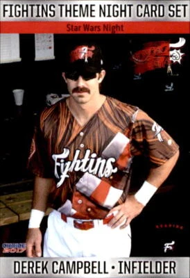 2017 Reading Fightins Theme Night Choice #16 Derek Campbell Irvine California CA - Image 1 of 2