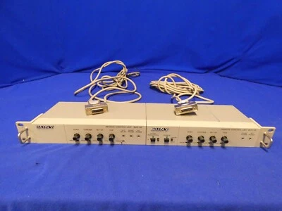 Sony BVR-50, Sony BVR-55 Fernbedienungen für Betacam SP & Umatic mit 15-poligen Kabeln - Bild 1 von 4