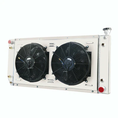 3 Rows Radiator&Shroud Fan fits 88-1999 GMC Chevy C/K Truck C1500 C2500,C3500 Foto 1 de 4