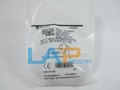 1Pcs New Proximity Sensor 872C-M15NP30-D4 10-30VDC 200mA Sd 15mm - Image 1 of 4
