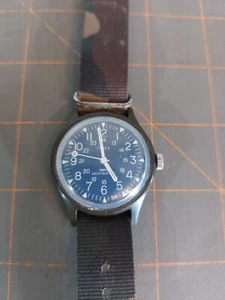 Vintage Timex Camper Military Field Mechanical Watch Philippines Works BBB - Picture 1 of 13