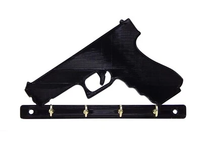 Glock 19 9mm Pistola Pistola Llave Soporte Percha Entrada Pared Organización Foto 1 de 4