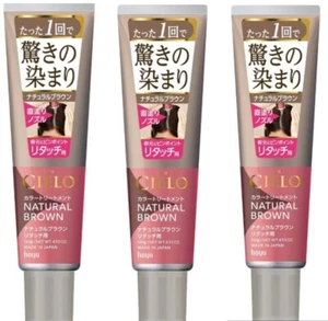 HOYU Cielo Color Treatment for gray hair Retouch Natural Brown 140g x 3sets JPN - Picture 1 of 5