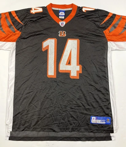 Reebok NFL On field Cincinnati Bengals Andy Dalton Jersey Men's XXL #14 Cover