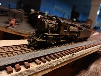 HO Red Ball, Reading Camelback # 601, Cust. Ptd, Whthd, Kadee Cplrs, PFM Snd Sys - Image 1 of 4