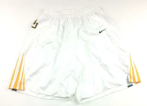 Nike Baylor University Bears Hyperelite Assist Basketball Short Women's M White Cover