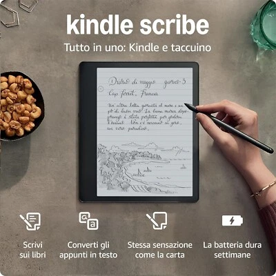 Kindle Scribe 32 GB schermo Paperwhite da 10,2’’ 300ppi + penna premium + cover - Immagine 1 di 4