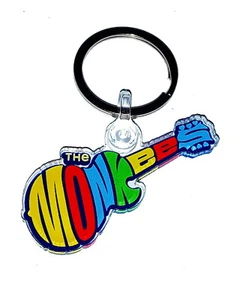 The Monkees Retro Promo KeyChain Mini Color Guitarra Logo - Imagen 1 de 2