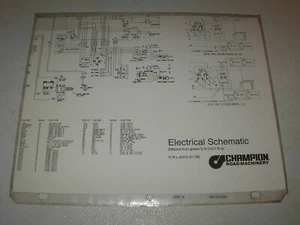 Champion Grader 700 Series Electrical Schematics s/n 21911-up with Cummins - Picture 1 of 1