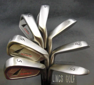 Set of 7 x Yonex Cyberstar Nanov Irons 5-SW Regular Graphite Shafts Mixed Grips - Picture 1 of 7