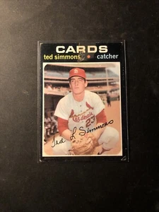 1971 Topps #117 Ted Simmons Rookie Cardinals #3 EX - Picture 1 of 11