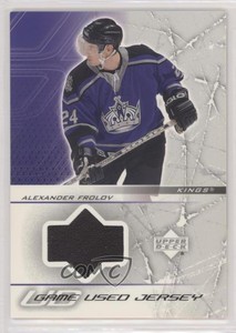 2003-04 Upper Deck UD Game Jerseys Series 2 Alex Frolov #ud-af