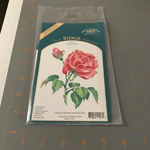 Stencil Tradizionali Americani - Dimensioni Classiche Classico Fiore di Rosa - Foto 1 di 2