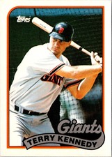 1989 Topps Traded Terry Kennedy #59T San Francisco Giants