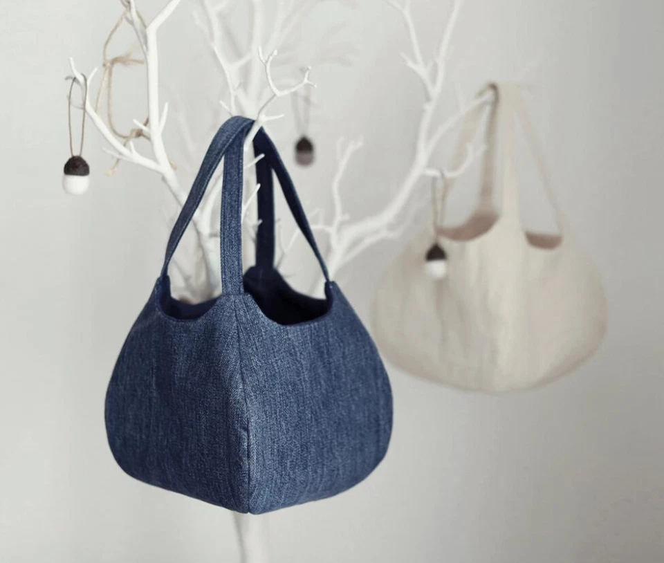 Paper Sewing Patterns and tutorials for Balloon Bag Round Puffy Handbag - Image 1 of 4