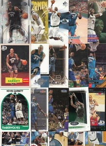 Tarjetas de baloncesto vintage de 25 quilates Kevin Garnett - todas diferentes - Imagen 1 de 1