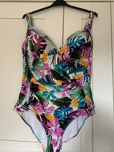 Swimsuit With tummy Control By Marks & Spencer Size 24 - Picture 1 of 4