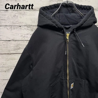 Chaqueta Carhartt acolchada Duck Active en negro para hombre simple con estil... - Imagen 1 de 4