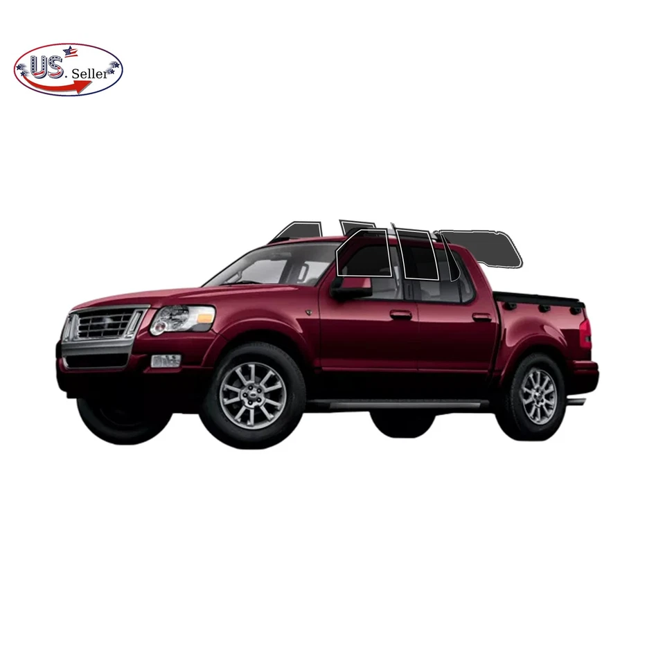 Película de ventana precortada para todos los lados para Ford Explorer Sport Trac 2001-2006 tinte de vidrio Foto 1 de 4