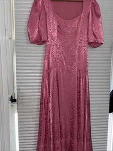 Jonathan Simkhai Jacquard Long Pink Dress Sz 4 - Picture 1 of 5