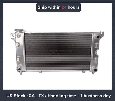 2Rows Aluminum Radiator For Dodge Caravan 2.4L 3.0L 3.3L 3.8L 1996-2000 DPI:1850 Foto 1 de 4