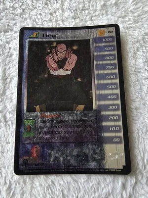 DBZ Dragon Ball Z FOIL Tien 82 CCG Unlimited Saiyan Saga MP Score - Image 1 of 4