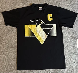 Camiseta Pittsburgh Penguins Jagr "C" Grande Cuello en V Mangas Medias - Imagen 1 de 3