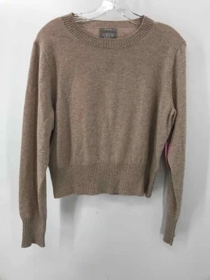 Suéter de cachemir J Crew tostado talla grande usado Foto 1 de 3