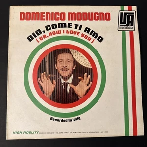 Domenico Modugno – Dio, Come Ti Amo LP UA International UN 14508 Italy Sleeve - Picture 1 of 5