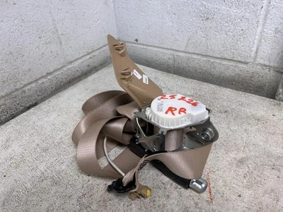 2014 PORSCHE PANAMERA Passenger Right Side Rear Tan Seat Belt OEM - Image 1 of 3