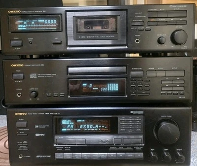 Onkyo Impianto Musicale: Cassette Deck TA6310 Lettore DiskDX7310 Sintonizzatore RicevitoreTX-SV525R - Immagine 1 di 4