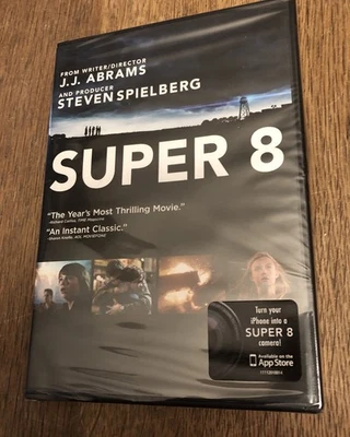 2011 Super 8 Movie On DVD  - Steven Spielberg , JJ Abrams - Sealed - image 1 of 2