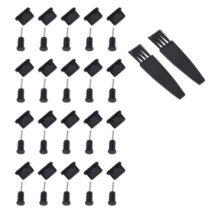 20 Pairs Staubsicherer Stecker Kopfhörerstopfen Handy -Staubabdeckung - Zdjęcie 1 z 12