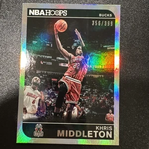 2014-15 Panini NBA Hoops Silver #140 Khris Middleton SN /399 - Picture 1 of 3
