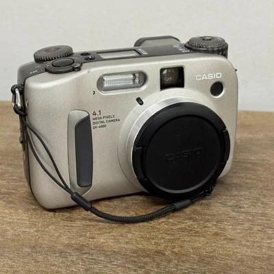 CASIO QV-4000 Digital Camera Digital Camera Tested Working Vintage Japan LCD - Image 1 of 4