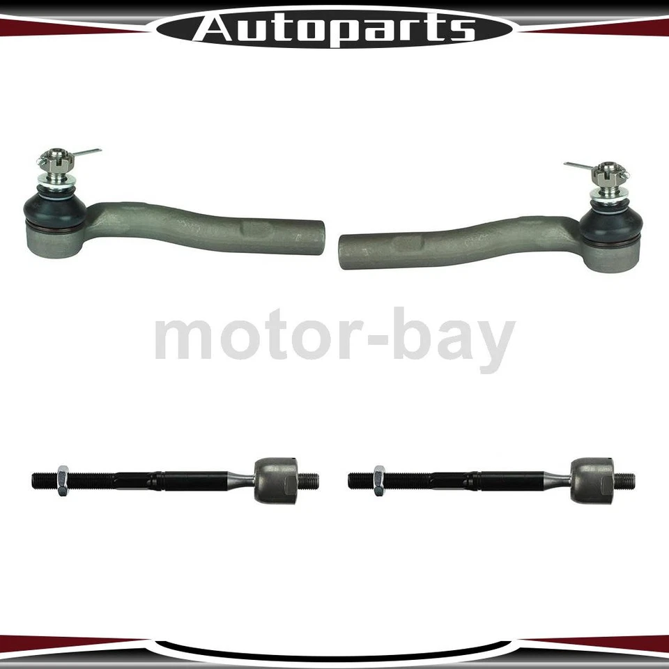 Extremo de barra de amarre interior exterior 4 piezas para Lexus SC430 2002 2003 2004 2005 2006 2007 2008 Foto 1 de 4