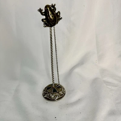 Soporte magnético para recetas de fotos de rana con joyas  Foto 1 de 4