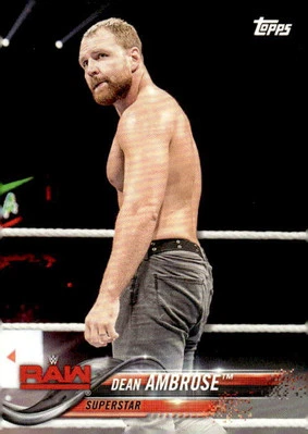 Dean Ambrose 2018 Topps WWE - #122 - (Jon Moxley, AEW) - Image 1 of 2