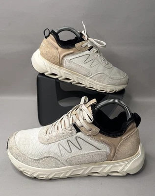 Zapatillas deportivas para caminar Vionic Nimble para mujer talla 8,5 blancas crema gamuza con cordones Foto 1 de 4