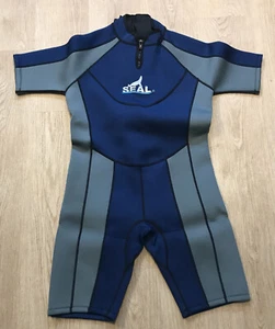 Bn Seal Shortie Wetsuit Size M Blue - Picture 1 of 4
