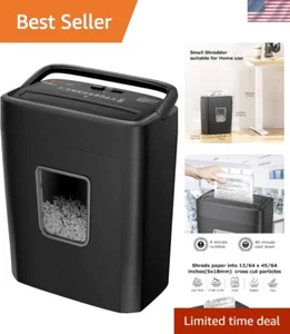 Paper Shredder, 8-Sheet Crosscut Shredder with 4.2 Gallon Bin Shred Credit Ca... - Picture 1 of 10