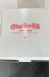 Cabbage Patch Kids Porcelain 50's Poodle Skirt Doll & Patch Boy Kids Collection - Picture 1 of 7