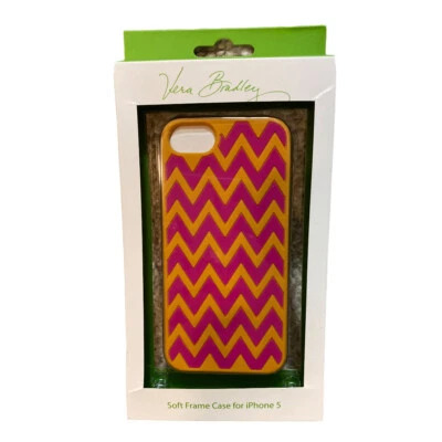 Funda con Marco Suave Vera Bradley ZIGGY ZAGS para Teléfono Celular iPhone 5 Zinnia Nueva Foto 1 de 2
