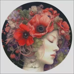 Dreaming in Blooms - Counted Cross Stitch Kits Needlework Embroidery - Picture 1 of 3