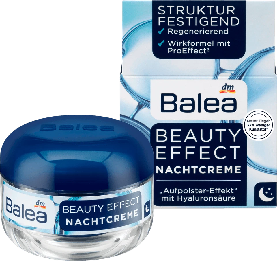 Balea Beauty Effect Crema de Noche, 50 ml de Alemania Foto 1 de 1