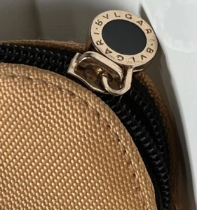 🔴 BULGARI pochette Alitalia porta IPAD organizer viaggio tessuto champagne L26 - Imagen 1 de 8