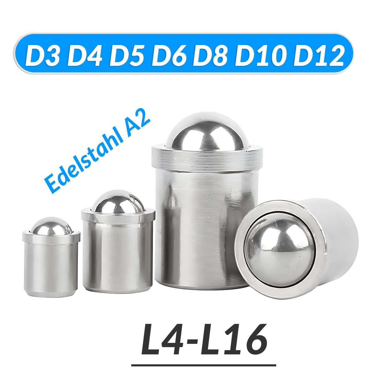 Kit Cuscinetti Box Doccia VR - 2 Rotelle In Acciaio Per Porte Scorrevoli, Made In Italy - Foto 11