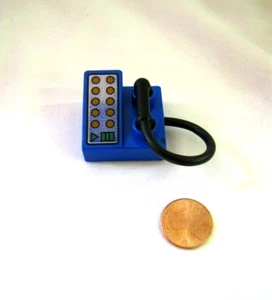 Rare Lego Duplo BLUE CORDED TELEPHONE PHONE for HOME OFFICE WORK HOUSE Cell - Picture 1 of 3