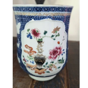 Antigua taza china rosa - Imagen 1 de 9